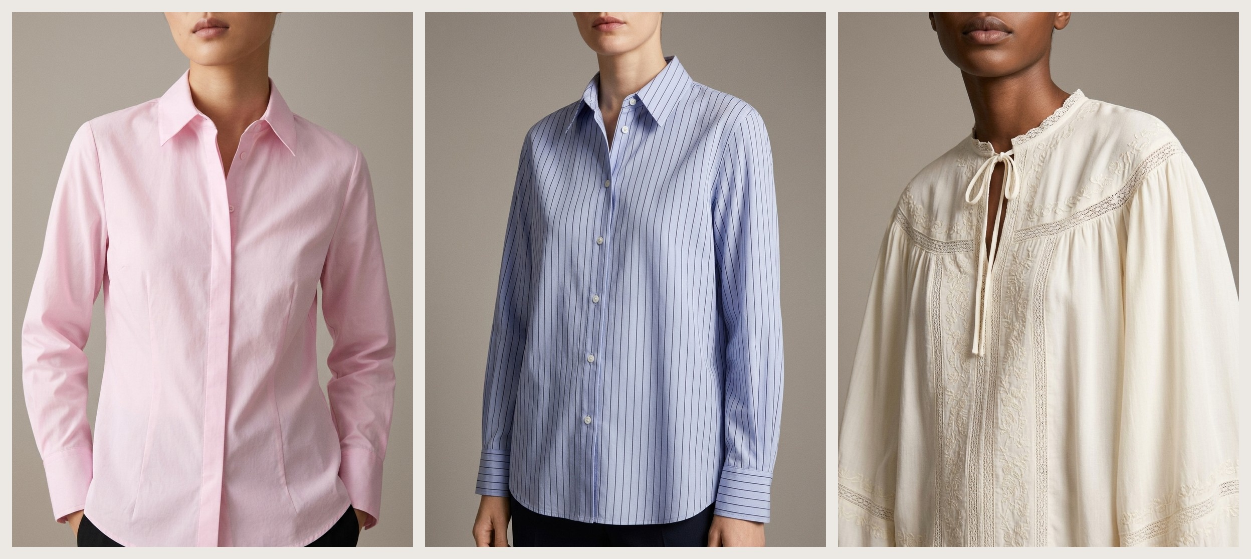 Three top-selling blouses in Germany.
