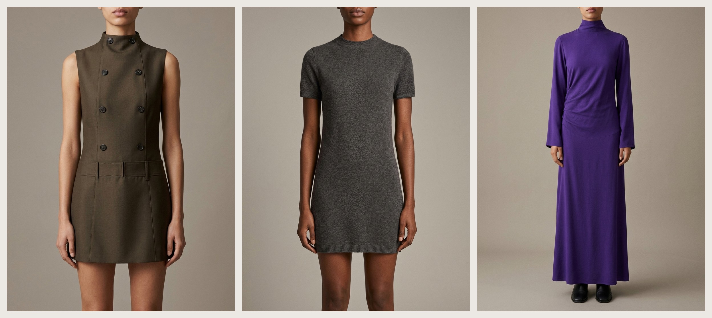 Three top-selling dresses in the Netherlands.